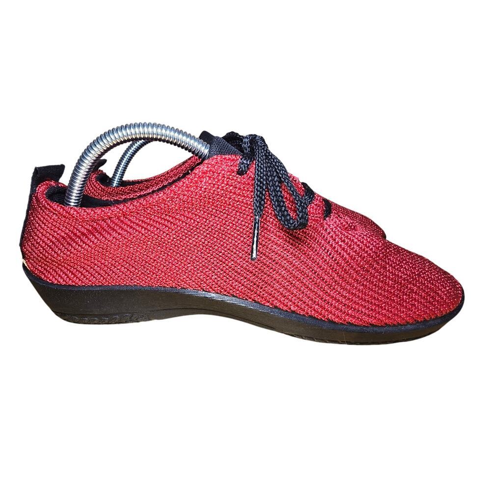 Arcopedico Knit Red Black Healthy Footwear Eu 41 Womens 9.5-10 Mens 8 Portugal - Picture 3 of 8